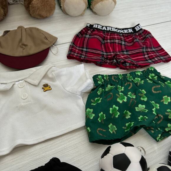 Build-A-Bear Lot stuffed animals clothing accessories shoes soccer - Picture 7 of 8